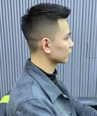 清爽酷帅的前刺飞机头