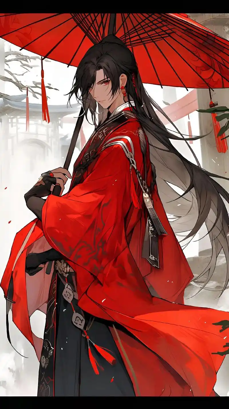 古风 #背景图 #红衣古装 #国风正当红 #我又来送图啦  - 抖音