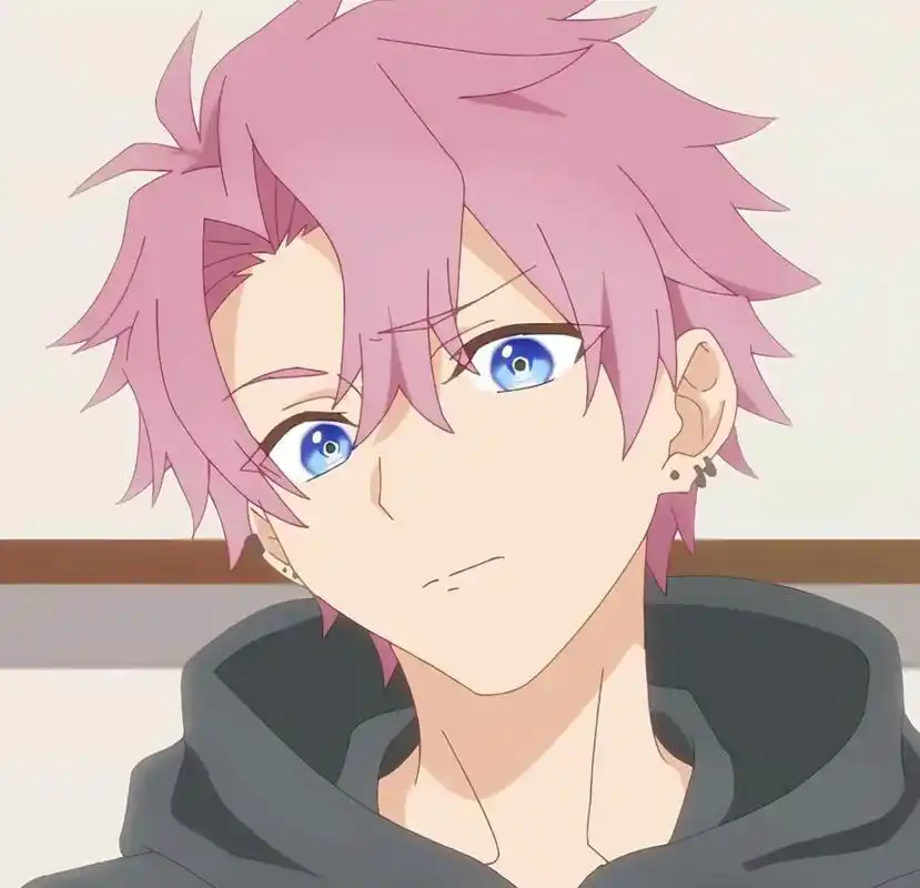 动漫头像粉发系列