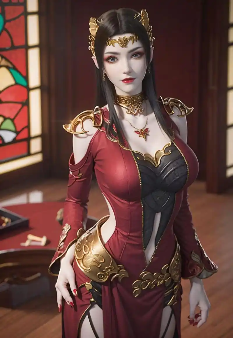 国漫女神美杜莎#斗破苍穹# #ai美女图片# #国漫