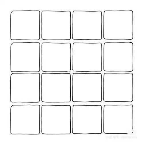 格子画简笔画格子画简笔画简单