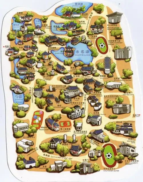 【无】北京大学地图