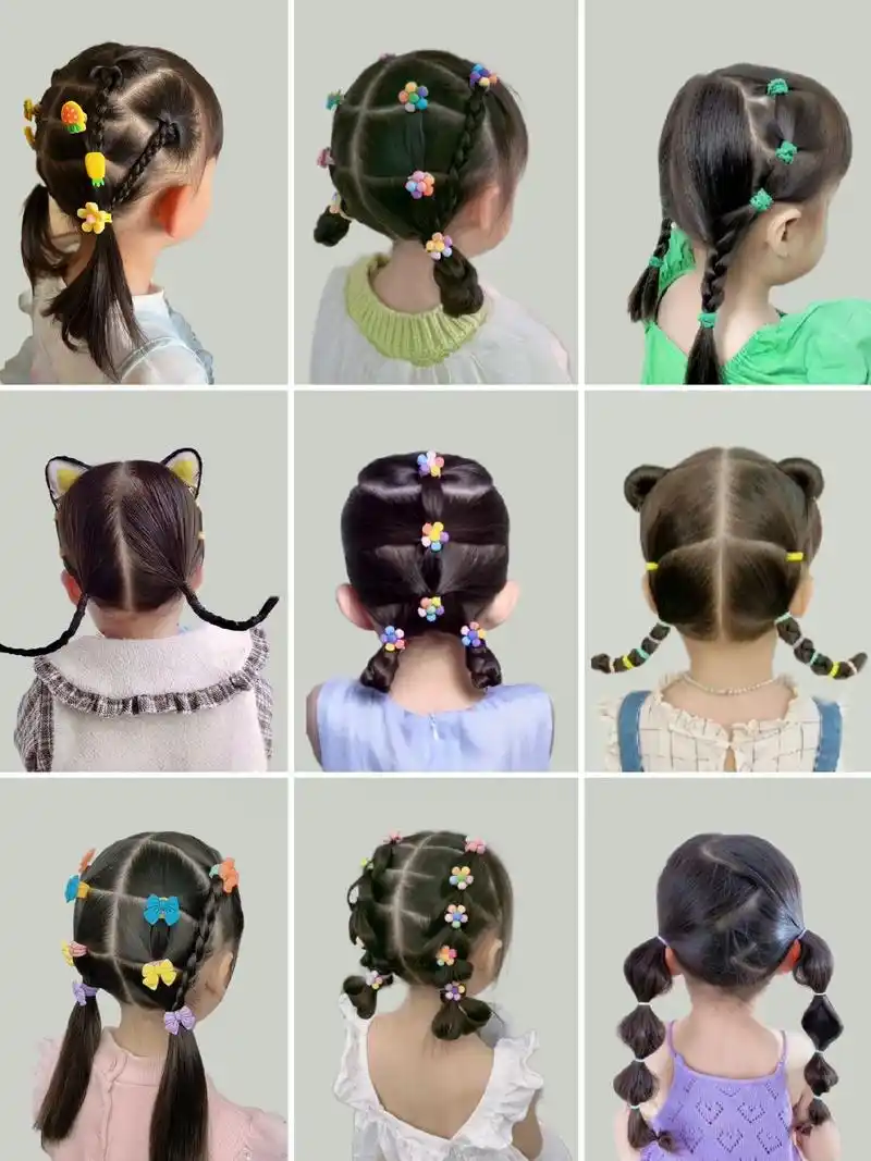 图文104呆萌可爱的女宝发型～手残党麻麻get77起来,每日发型不重样