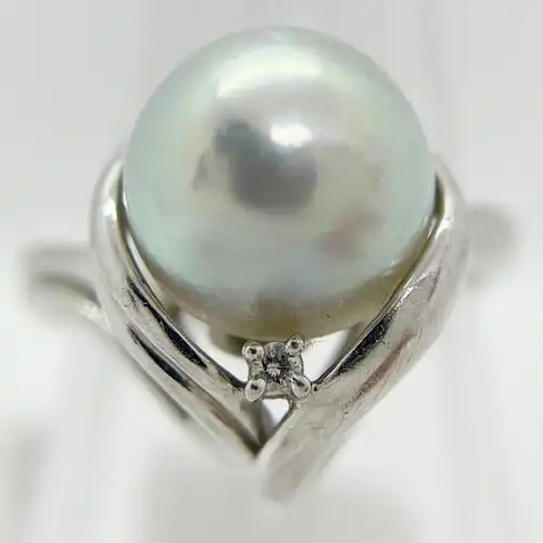 tasaki钻石珍珠戒指