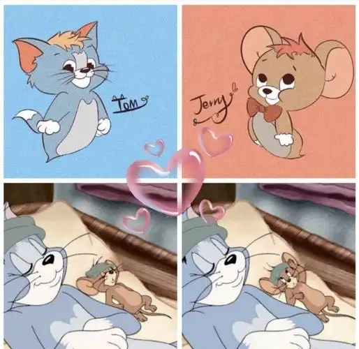 和男朋友一起用吧,情侣头像