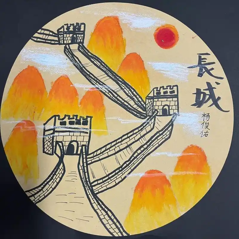 观察长城的图片素材,欣赏观察长城的造型和特点.