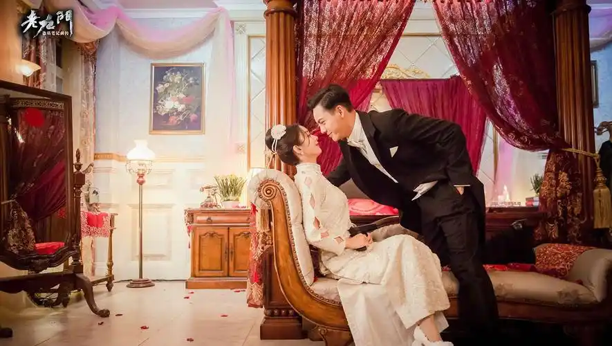 赵丽颖陈伟霆《老九门》甜蜜cp剧照