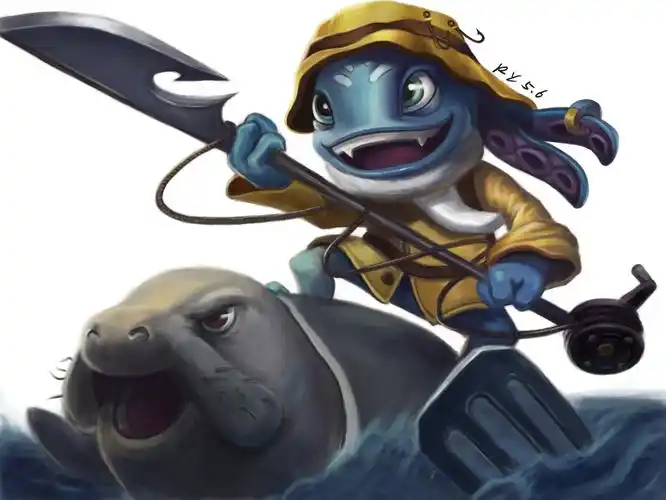 小鱼人菲兹|插画|插画习作|paperr - 原创作品 - 站酷 (zcool)