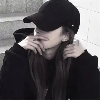 暗黑日系头像女真人