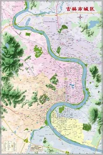 吉林市旅游地图高清版大图