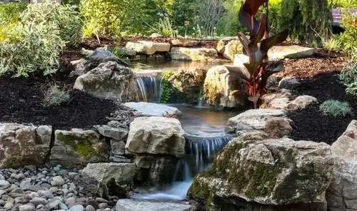 无池瀑布——独特的花园水景, 让人流连忘返|瀑布|水景|花园_新浪新闻