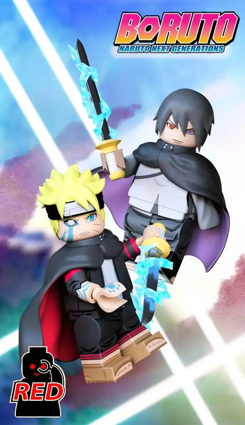 漩涡博人与宇智波佐助【博人传师徒套】#火影忍者 #佐助 # - 抖音