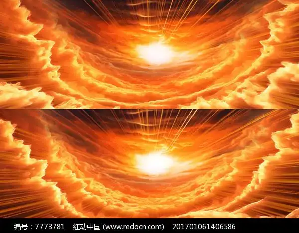 金色佛光普照视频图片_动态背景_编号7773781_红动中国