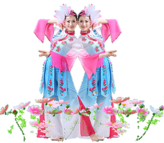 喜庆人物1透明gif素材