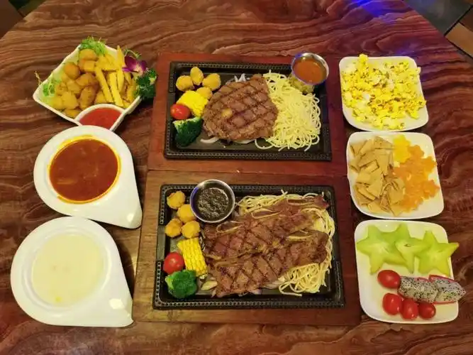 2折吃牛扒回本大餐~99元疯抢十分牛西餐厅双人牛扒套餐~人气牛扒2份