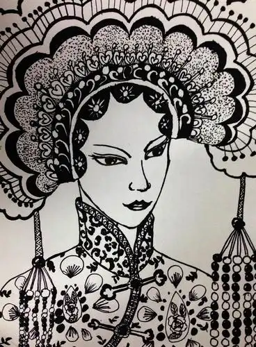 京剧人物装饰画