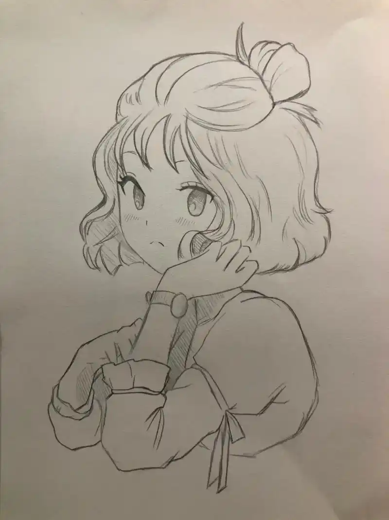 画渣日常 #手绘 #二次元 #画画 - 抖音