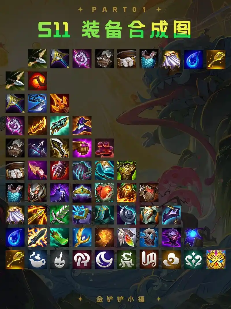 云顶之弈各种阵容装备合成图游戏推荐