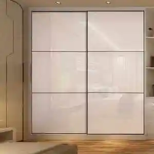 高光衣柜门推拉门定制烤漆推拉滑移门网红移门定做衣柜门新款柜o