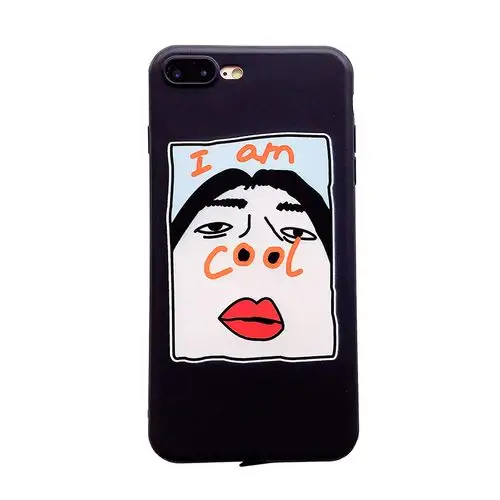 搞怪鼻孔cool透明软壳苹果8手机壳iphone7/6s/plus磨砂情侣全包女 6