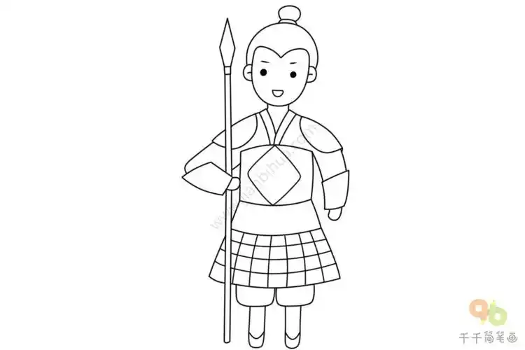 古代人物简笔画大全