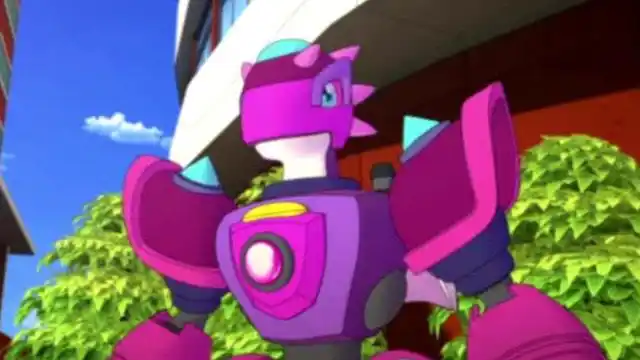 斗龙战士:索里进化铠甲兽龙后,没想到依然不是飞盘龙的对手