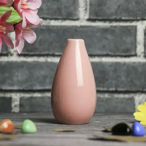 厂家直销陶瓷小花瓶 创意插花小号花器现代简约家居摆件优惠批.