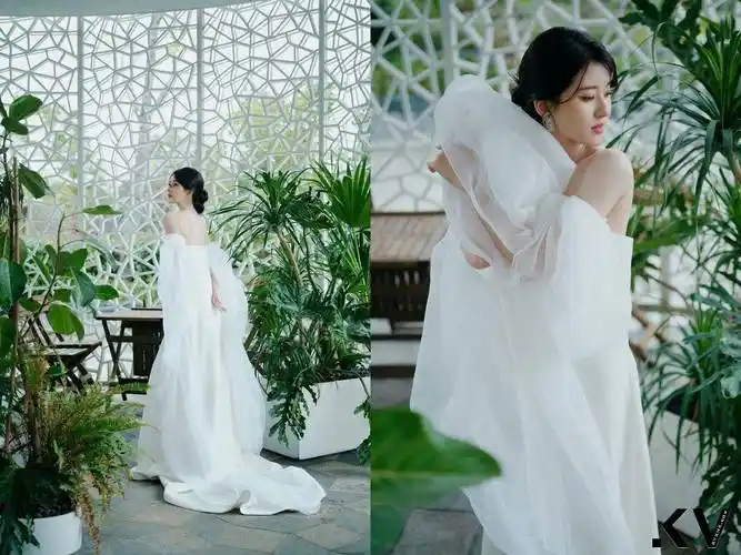 赵露思穿"婚纱女王"仙气满点!