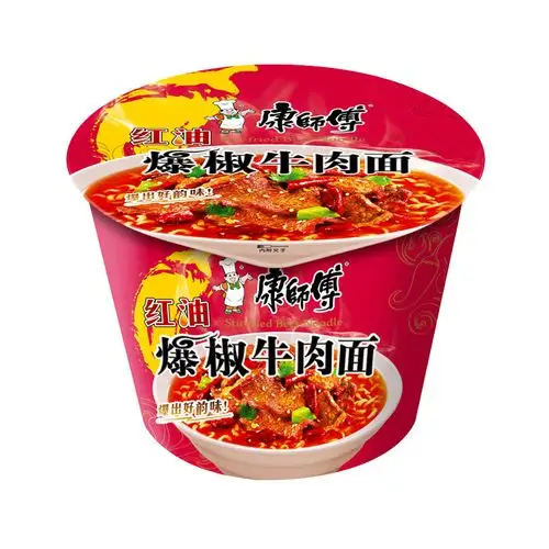 开心方便面桶装牛肉面速食面即食面泡面康师傅