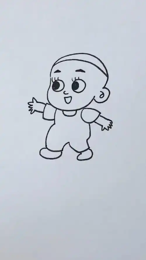 教你们画大头儿子,你学会了吗