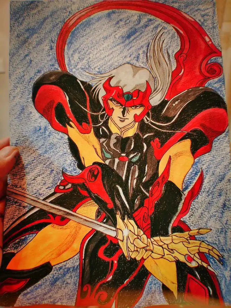 手绘天空战记夜叉王黑木凯