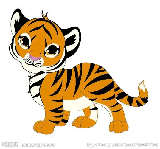 帮忙画手绘(老虎)