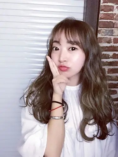 亚麻色#空气刘海