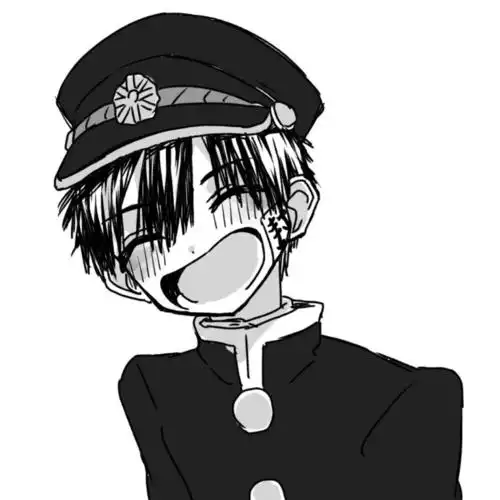 花子君 阿普 头像 黑白