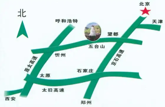 五台山地理位置五