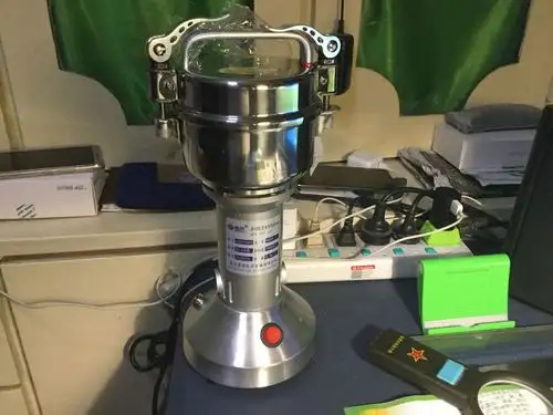 鼎历/dingli中药材粉碎机家用小型电动磨粉机五谷小钢磨打粉机研磨机