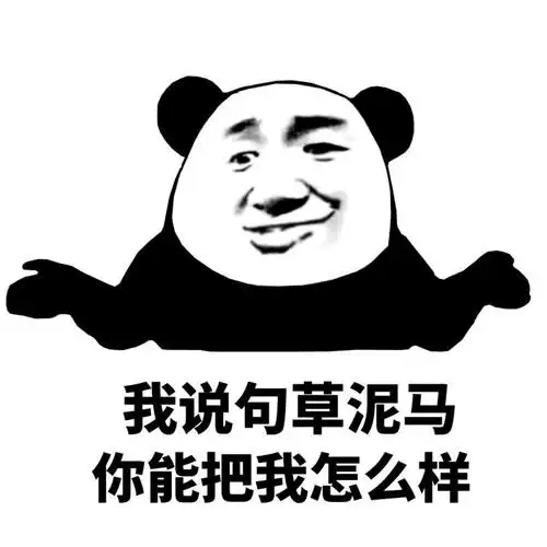 微信聊天必备熊猫金馆长表情包
