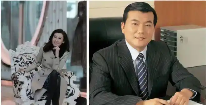 坊间就有传闻,说她的老公是富商吴志阳,而且说主持人周涛是吴志阳的