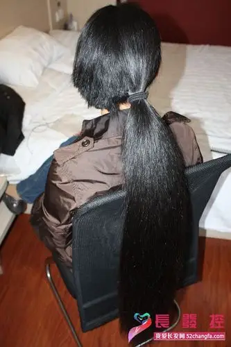 剪北京妹子一米粗发-老高238#(34) 剪发_中国长发