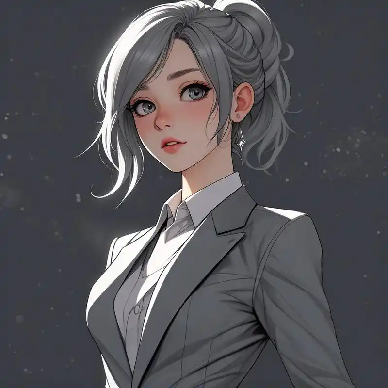 高冷西装头像女 99699278