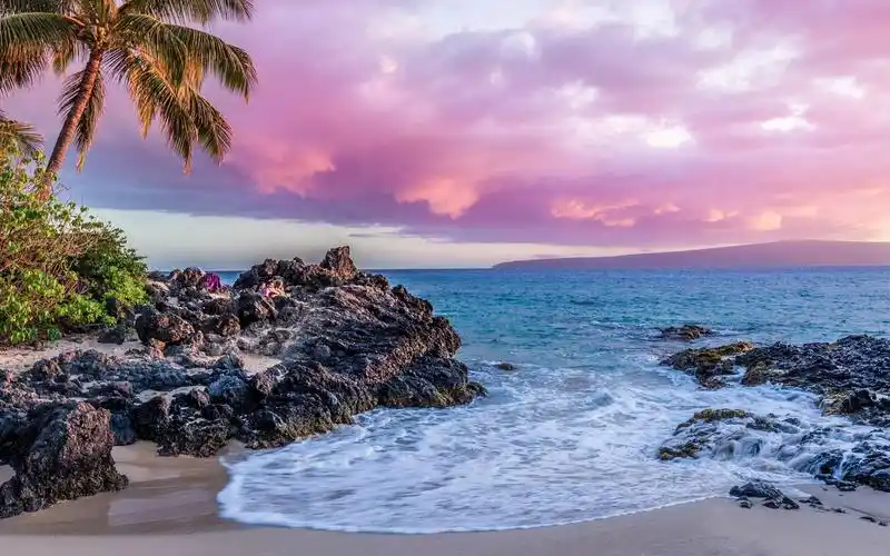 唯美大海浪漫壁纸_美好意境的大海