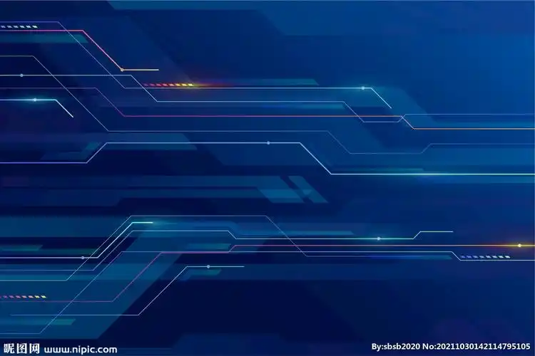 蓝色科技感背景