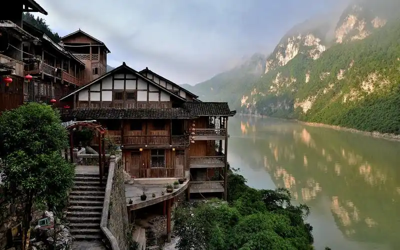 重庆龚滩古镇风景图片电脑高清桌面壁纸