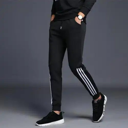 青少年运动裤男修身小脚夏季薄款束脚帅气初中学生裤子夏裤休闲裤