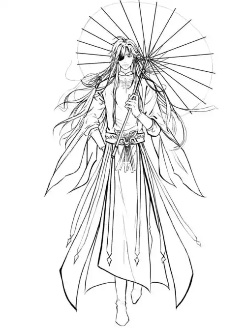 天官赐福 花城线稿临摹_天津自由行热门攻略_天官赐福_文化_绘画