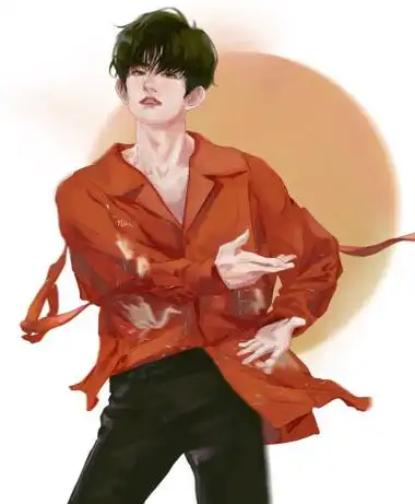 易烊千玺q版手绘