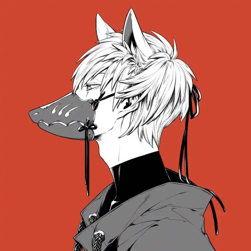 二次元 ##动漫 #面具 #头像 你朝我走来,如从来世射 - 抖音