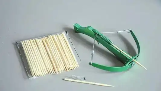 折纸简单牙签枪