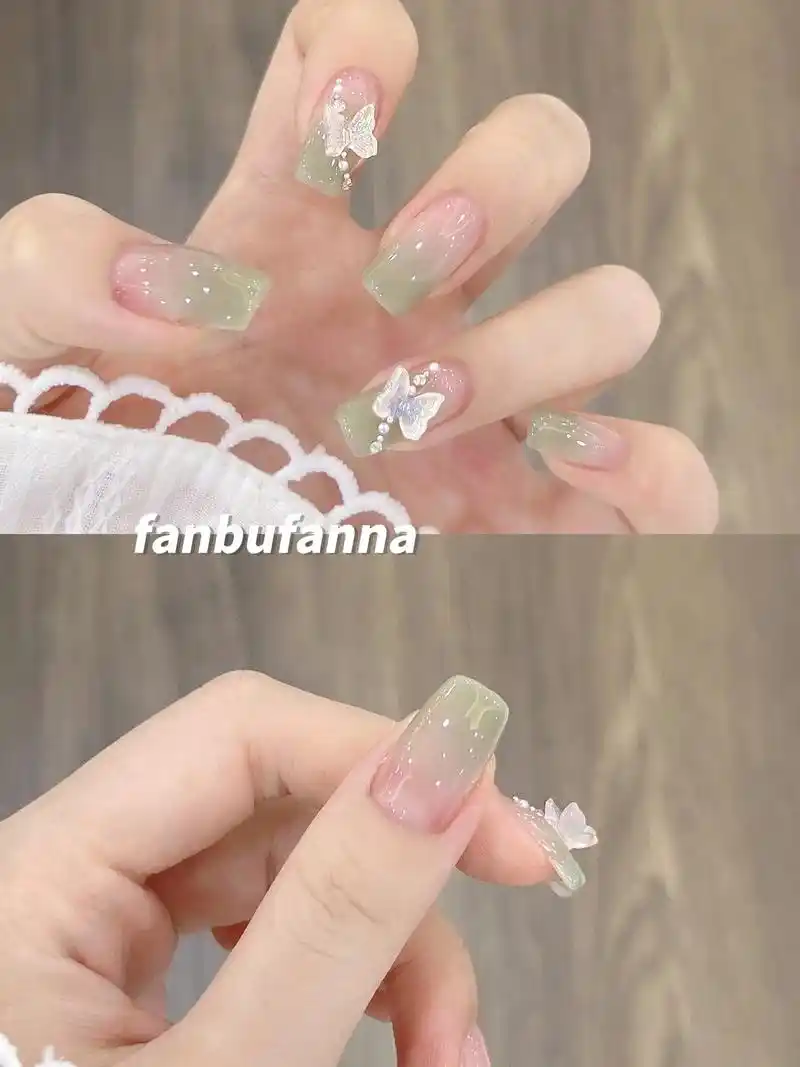 夏日小清新渐变美甲合集|高级气质款.#超好看的美甲 #我的美 - 抖音