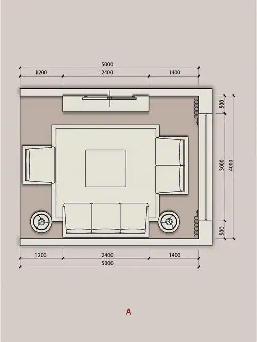 住宅客厅常用九种布局参考